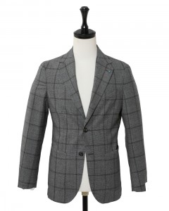 ハウンドトゥースウインドウペン シングルジャケット【MURAT】