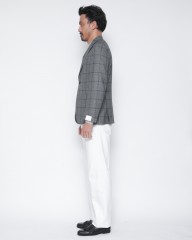 GIAMPAOLOハウンドトゥースウインドウペン シングルジャケット【MURAT】mb_02l