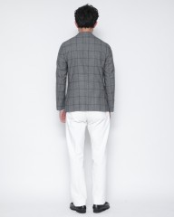 GIAMPAOLOハウンドトゥースウインドウペン シングルジャケット【MURAT】mb_03l