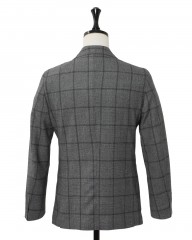 GIAMPAOLOハウンドトゥースウインドウペン シングルジャケット【MURAT】mb_04l