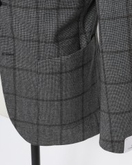 GIAMPAOLOハウンドトゥースウインドウペン シングルジャケット【MURAT】mb_08l