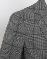 GIAMPAOLOハウンドトゥースウインドウペン シングルジャケット【MURAT】mb_11l