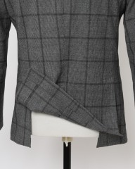 GIAMPAOLOハウンドトゥースウインドウペン シングルジャケット【MURAT】mb_14l