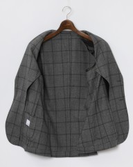 GIAMPAOLOハウンドトゥースウインドウペン シングルジャケット【MURAT】mb_15l