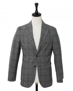 ハウンドトゥースウインドウペン シングルジャケット【MURAT】