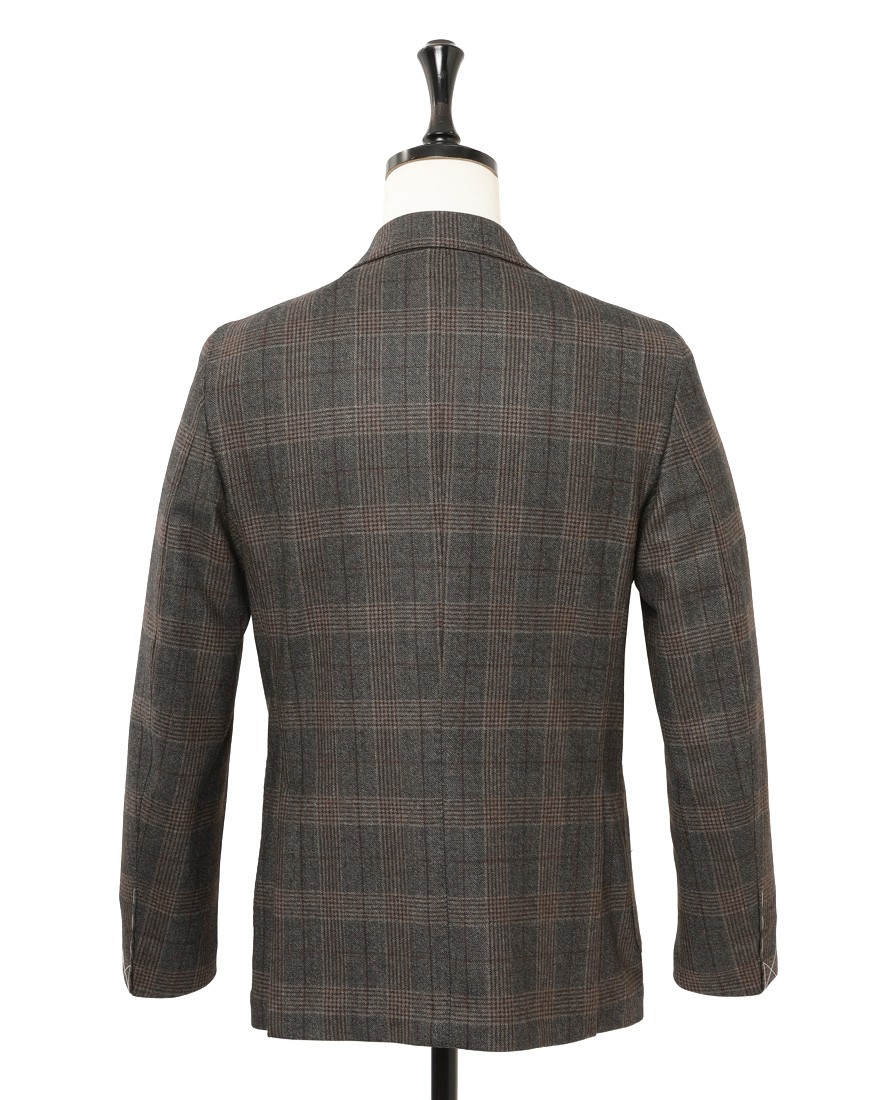 GIAMPAOLOグレンチェック シングルジャケット【MURAT】04l
