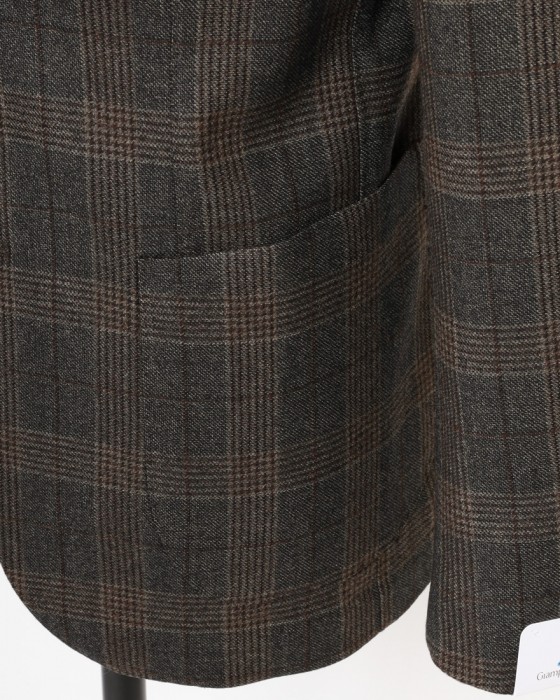 GIAMPAOLOグレンチェック シングルジャケット【MURAT】07l
