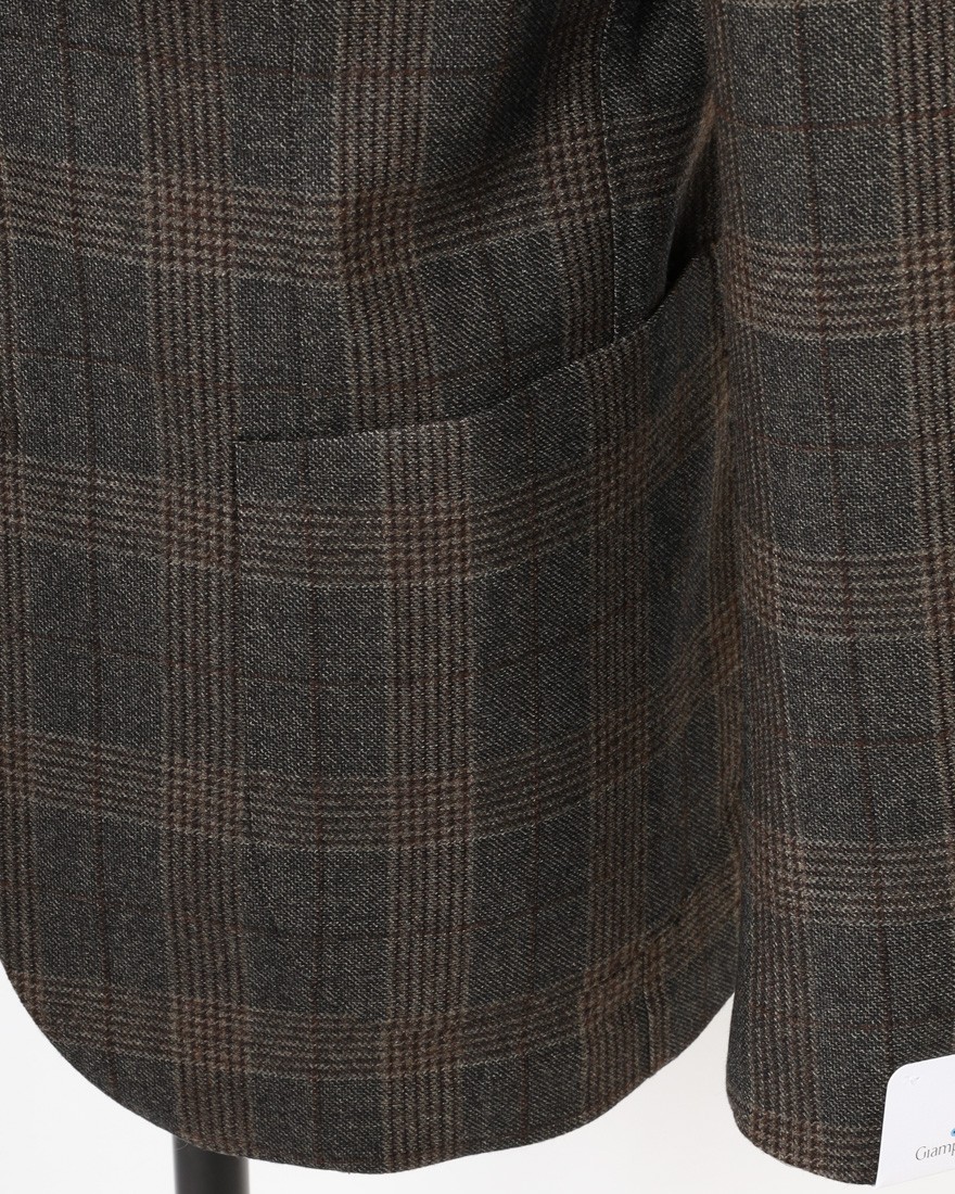 GIAMPAOLOグレンチェック シングルジャケット【MURAT】07l