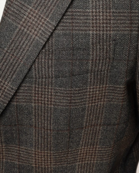 GIAMPAOLOグレンチェック シングルジャケット【MURAT】09l