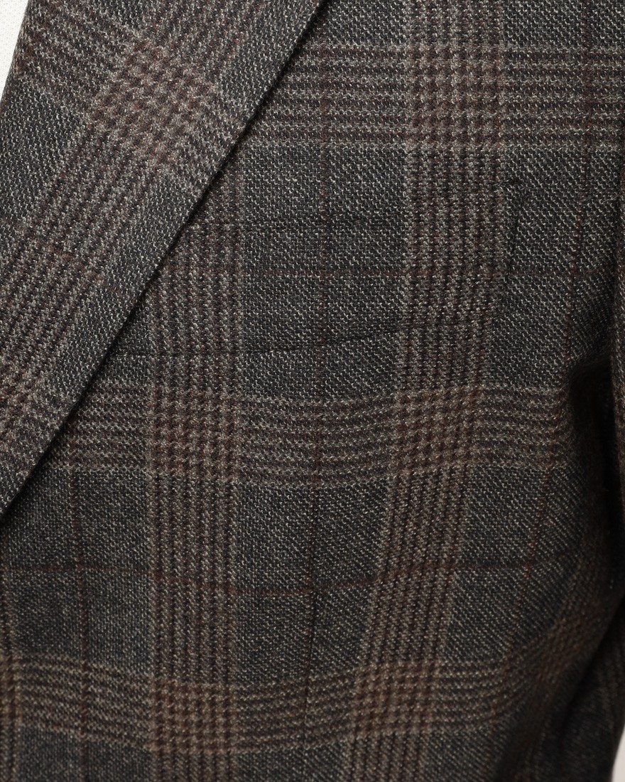 GIAMPAOLOグレンチェック シングルジャケット【MURAT】09l