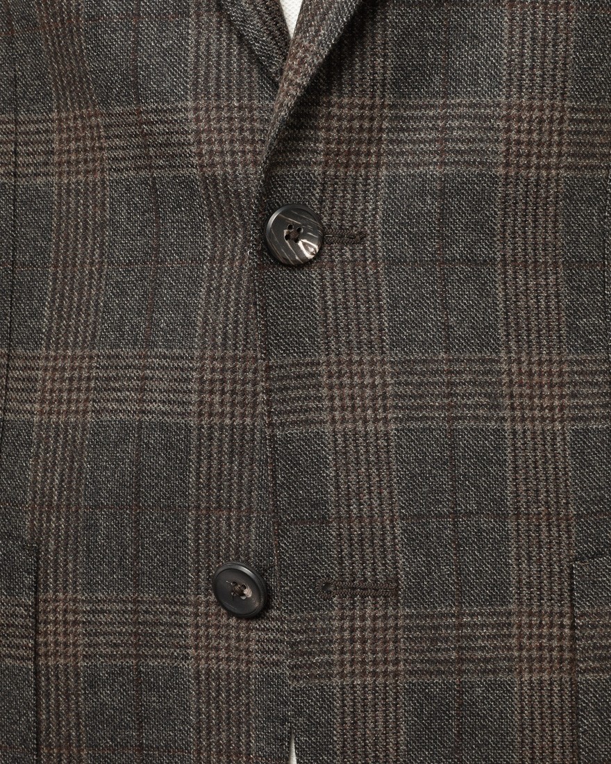 GIAMPAOLOグレンチェック シングルジャケット【MURAT】10l