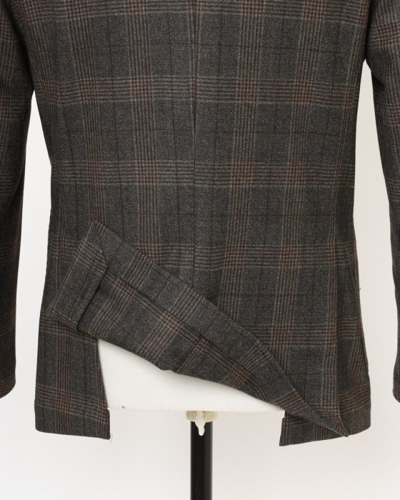 GIAMPAOLOグレンチェック シングルジャケット【MURAT】14l