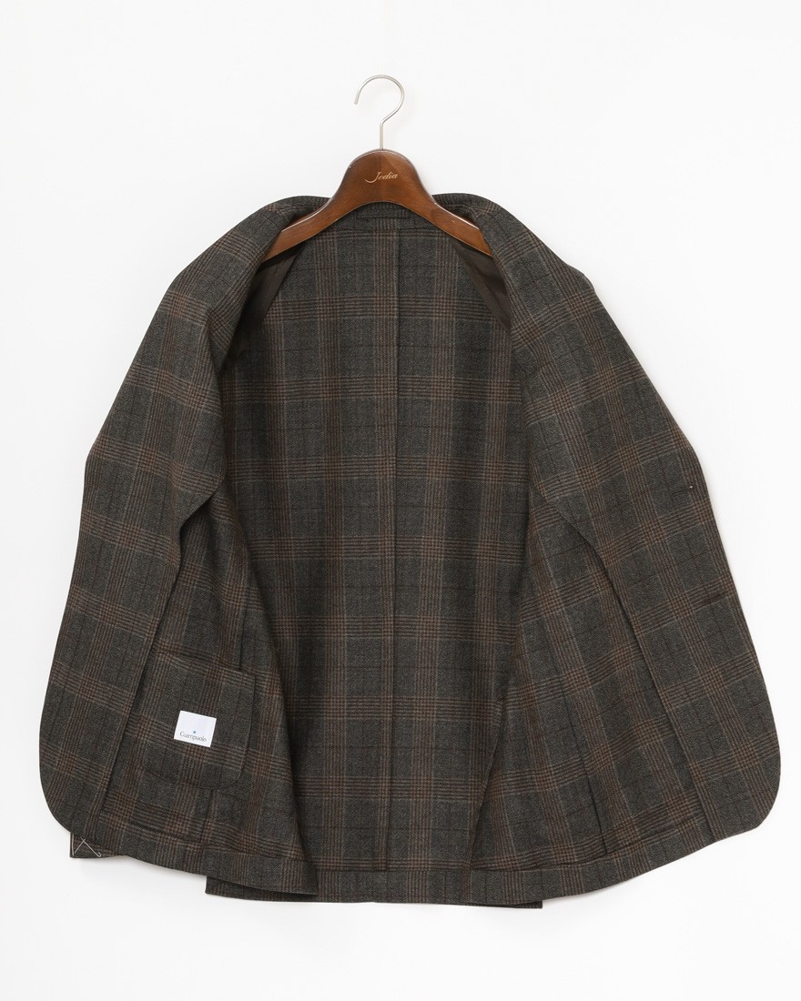 GIAMPAOLOグレンチェック シングルジャケット【MURAT】15l