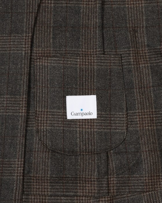 GIAMPAOLOグレンチェック シングルジャケット【MURAT】17l