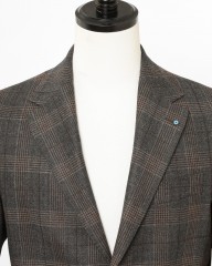 GIAMPAOLOグレンチェック シングルジャケット【MURAT】mb_05l