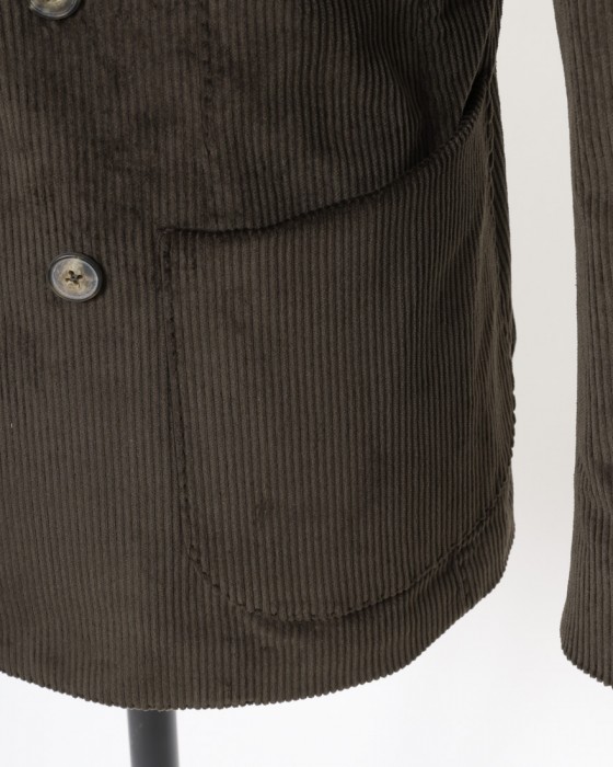 GIAMPAOLOコーデュロイ ダブルジャケット【TRANI】07l
