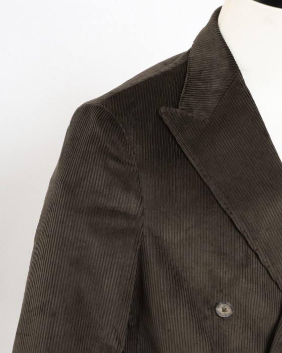 GIAMPAOLOコーデュロイ ダブルジャケット【TRANI】11l