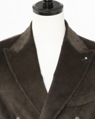 GIAMPAOLOコーデュロイ ダブルジャケット【TRANI】mb_05l