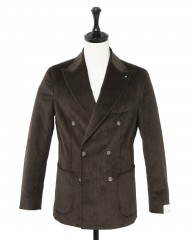 GIAMPAOLOコーデュロイ ダブルジャケット【TRANI】mb_c0