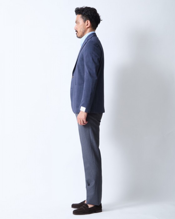 GIAMPAOLOコットンストレッチ 2B ジャケット【VILLANOVA】02l