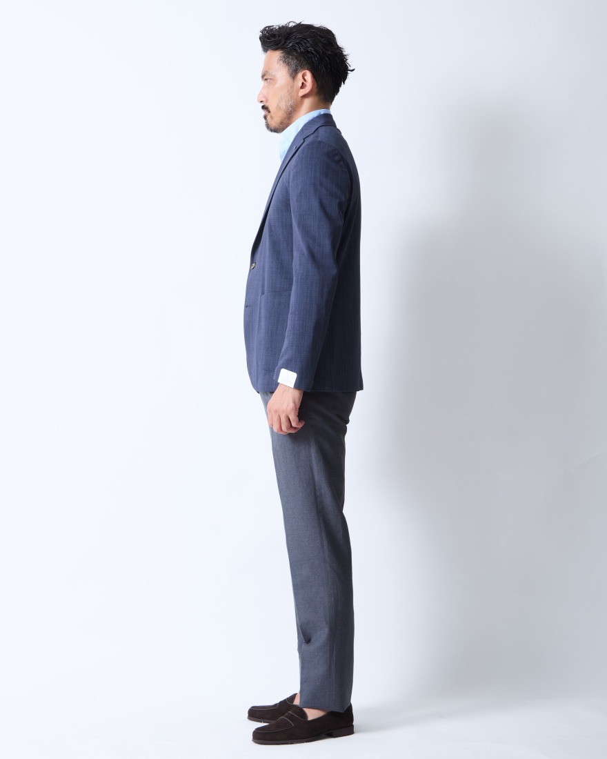 GIAMPAOLOコットンストレッチ 2B ジャケット【VILLANOVA】02l