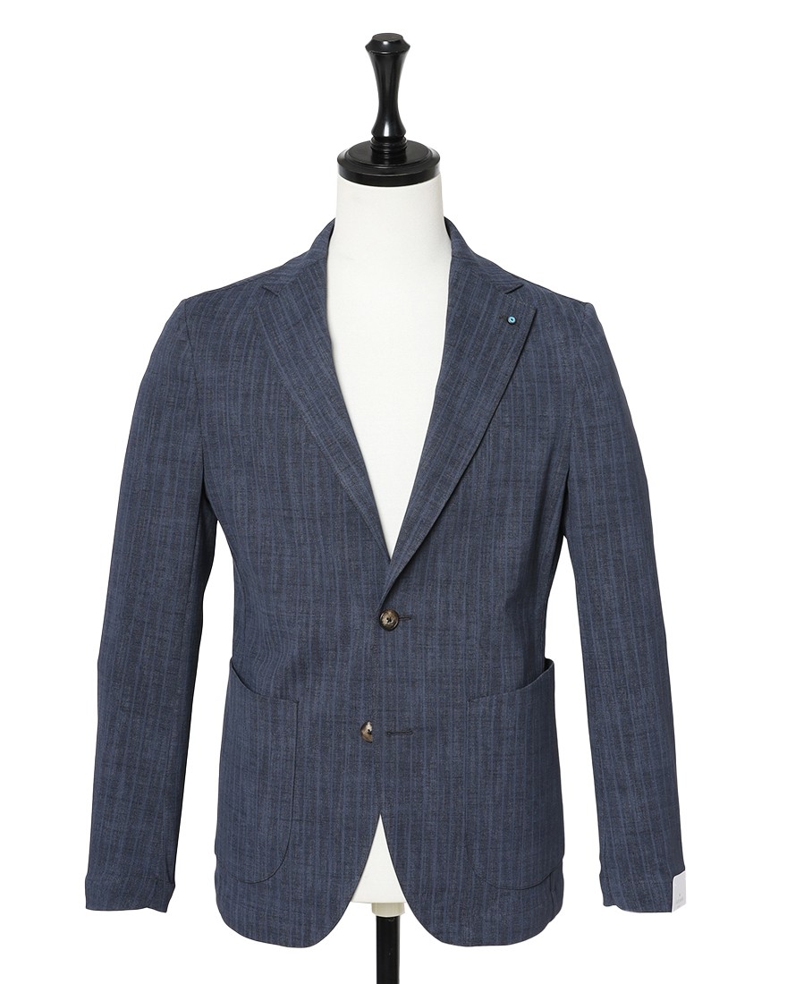 GIAMPAOLOコットンストレッチ 2B ジャケット【VILLANOVA】c0