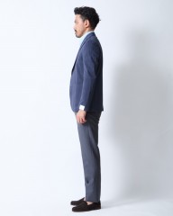 GIAMPAOLOコットンストレッチ 2B ジャケット【VILLANOVA】mb_02l