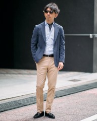 GIAMPAOLOコットンストレッチ 2B ジャケット【VILLANOVA】mb_ma