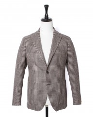 TAGLIATORE（タリアトーレ）ウールアルパカコットン グレンチェックジャケット