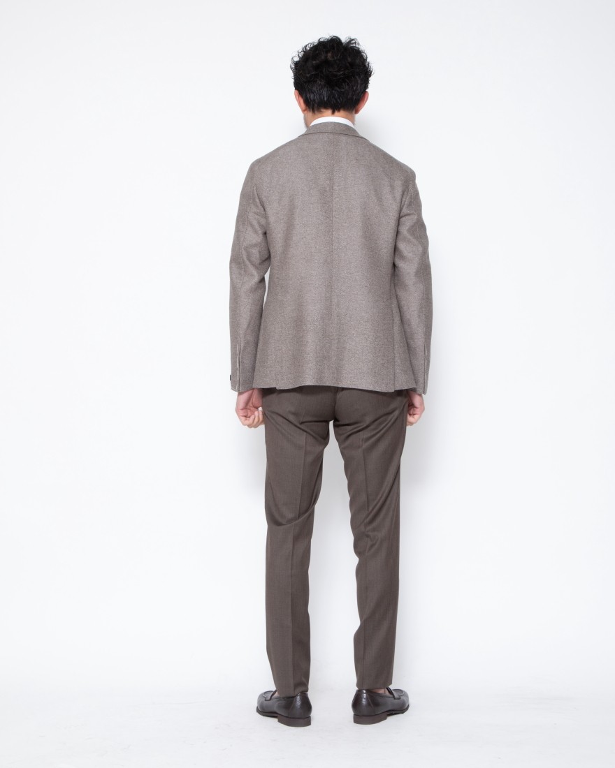 TAGLIATOREウールシルクカラミジャケット【DAKAR/ダカール】28l