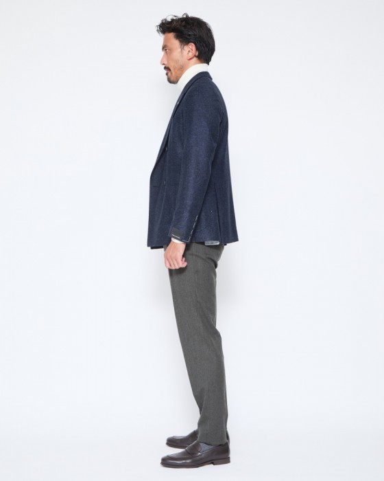 3者混ジャージ ダブルジャケット【GLEN/グレン】|TAGLIATORE 3者混ジャージ ダブルジャケット【GLEN/グレン】|TAGLIATORE