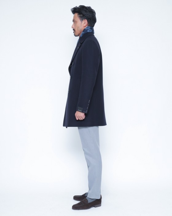 TAGLIATOREナイロン混ウール Pコート【STEPHAN/ステファン】02l