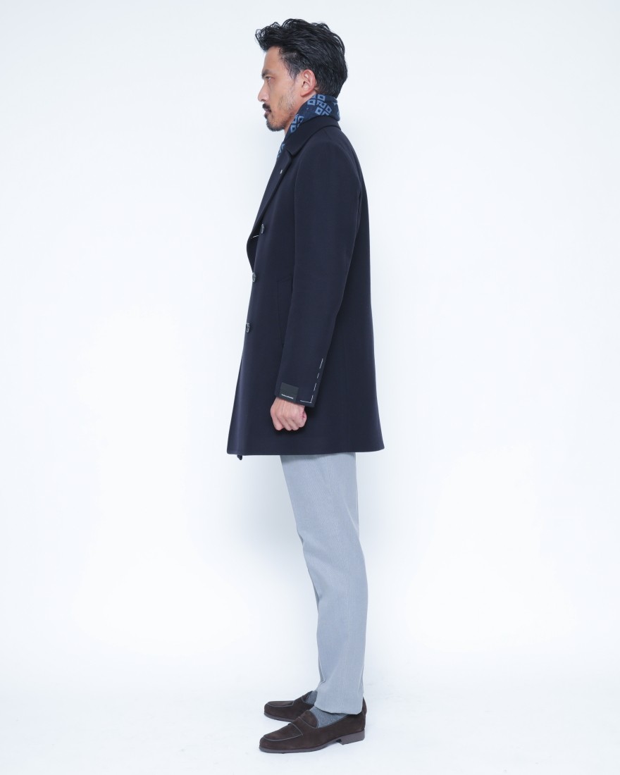 TAGLIATOREナイロン混ウール Pコート【STEPHAN/ステファン】02l