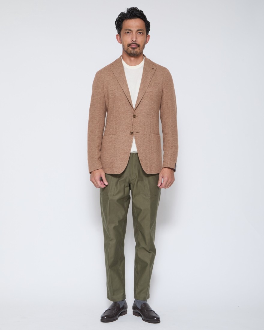 TAGLIATORE4者混 ヘリンボーンジャケット【Dakar/ダカール】01l