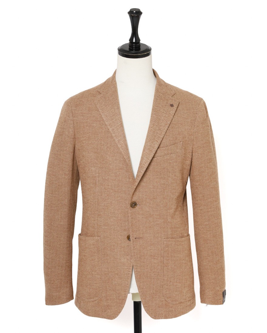 TAGLIATORE4者混 ヘリンボーンジャケット【Dakar/ダカール】c0