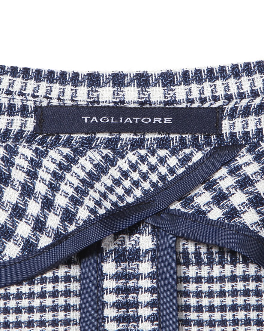 TAGLIATOREコットンウール  グレンチェック 2Bシングル ジャケット【MONTECARLO/モンテカルロ】13l