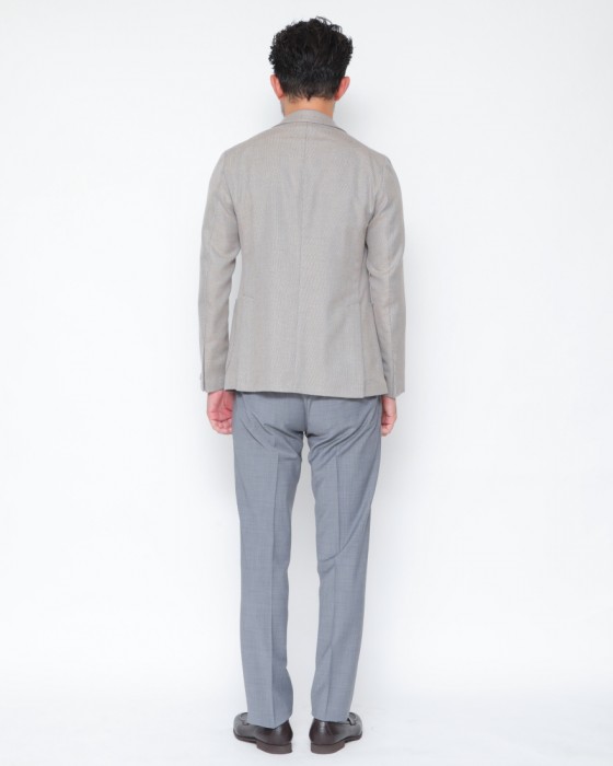 TAGLIATOREコットンウール ホップサック 2Bシングル ジャケット 【MONTECARLO/モンテカルロ】03l