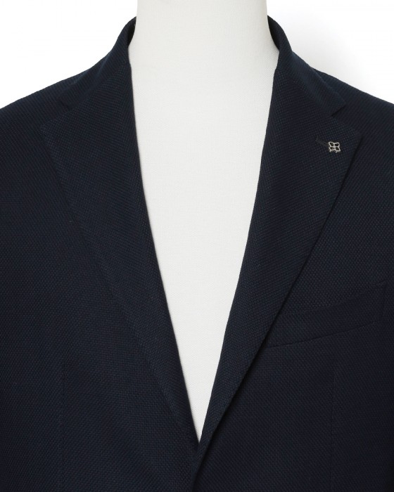 TAGLIATOREコットンウール ホップサック 2Bシングル ジャケット 【MONTECARLO/モンテカルロ】06l