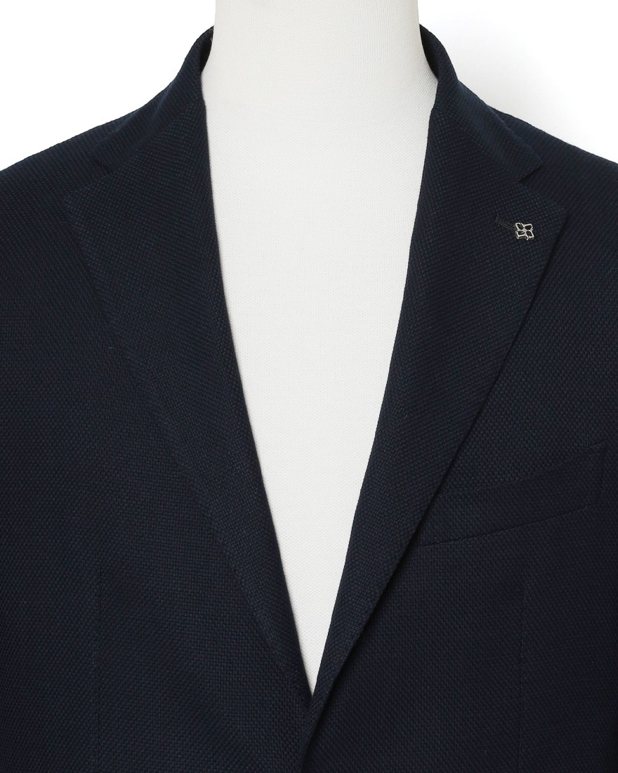 TAGLIATOREコットンウール ホップサック 2Bシングル ジャケット 【MONTECARLO/モンテカルロ】06l
