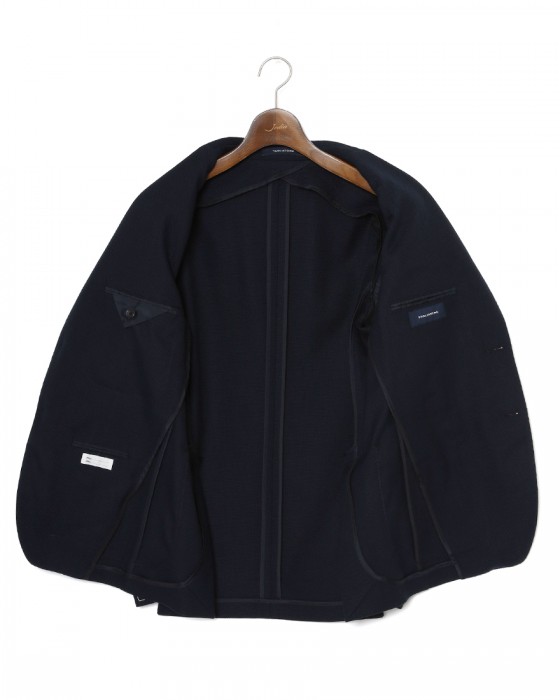 TAGLIATOREコットンウール ホップサック 2Bシングル ジャケット 【MONTECARLO/モンテカルロ】16l