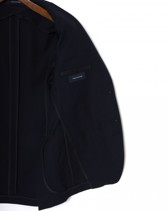 TAGLIATOREコットンウール ホップサック 2Bシングル ジャケット 【MONTECARLO/モンテカルロ】18l