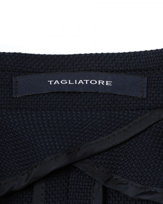 TAGLIATOREコットンウール ホップサック 2Bシングル ジャケット 【MONTECARLO/モンテカルロ】19l