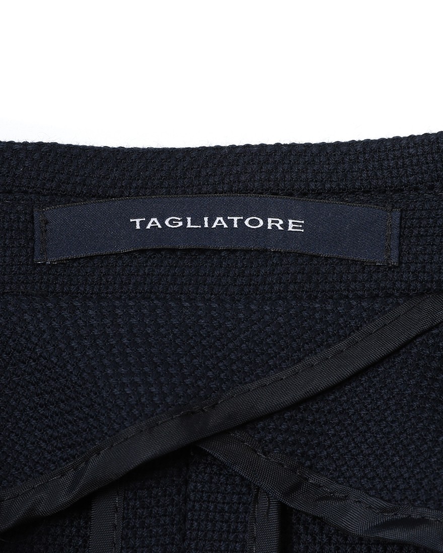 TAGLIATOREコットンウール ホップサック 2Bシングル ジャケット 【MONTECARLO/モンテカルロ】19l