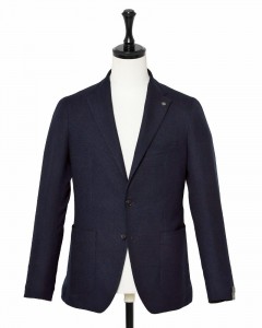 コットンウール ホップサック 2Bシングル ジャケット 【MONTECARLO/モンテカルロ】