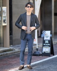 TAGLIATOREナイロンシアサッカー ジャケット【G-LIGHT/ジーライト】mb_ma