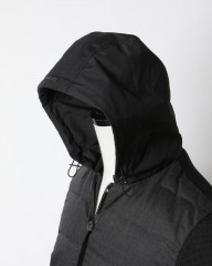 HERNO(ヘルノ)HERNO Laminar GORE-TEX×ウールニット フーデッドブルゾン