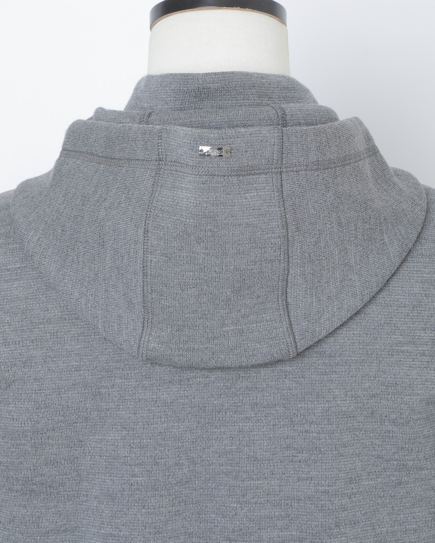 ダウン＆フェザー 袖切り替えウールコットン フーデッドブルゾン【Herno resort/ヘルノリゾート】｜HERNO（ヘルノ）｜TOKYOlife