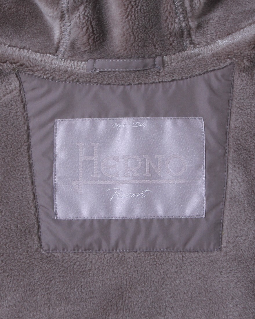 フーデッド エコスエードブルゾン【Herno Resort】｜HERNO（ヘルノ