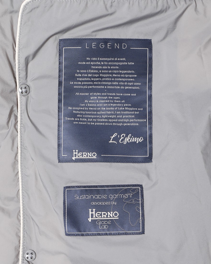 HERNOミリタリーフードダウンジャケット【Herno legend】18l