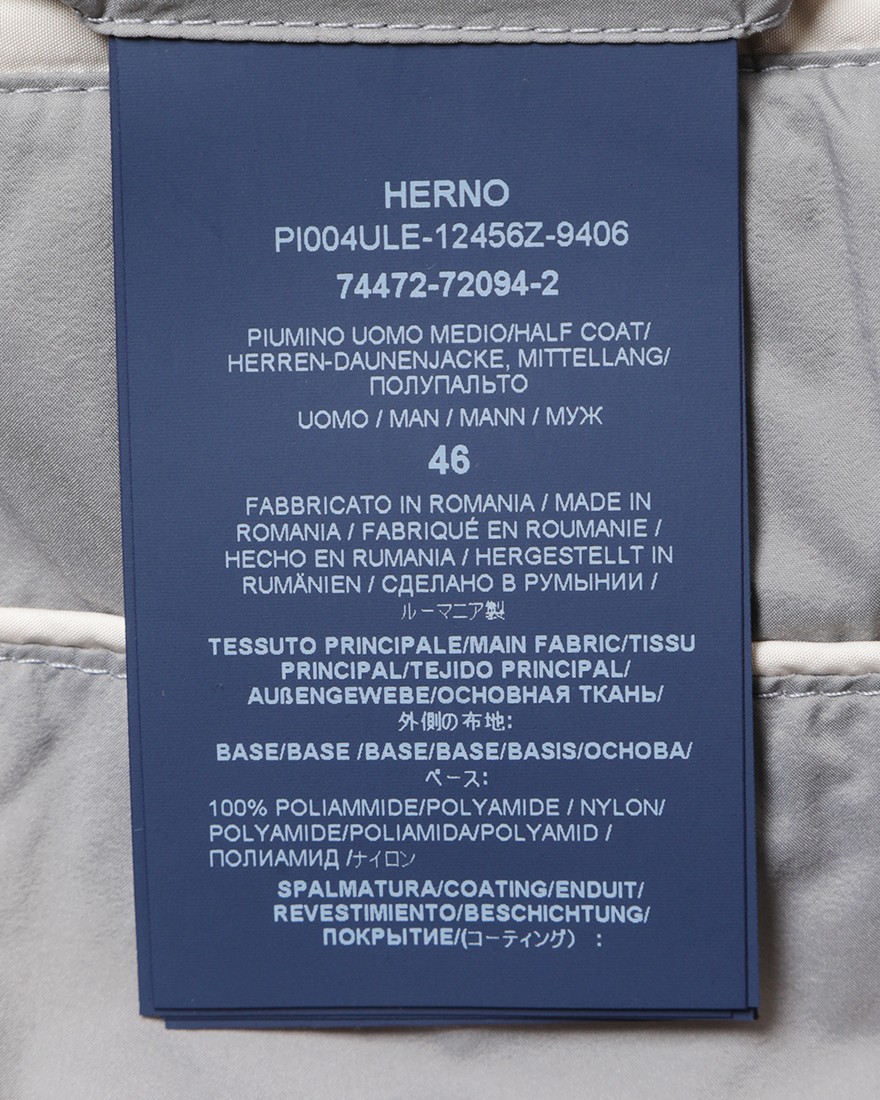 HERNOミリタリーフードダウンジャケット【Herno legend】26l